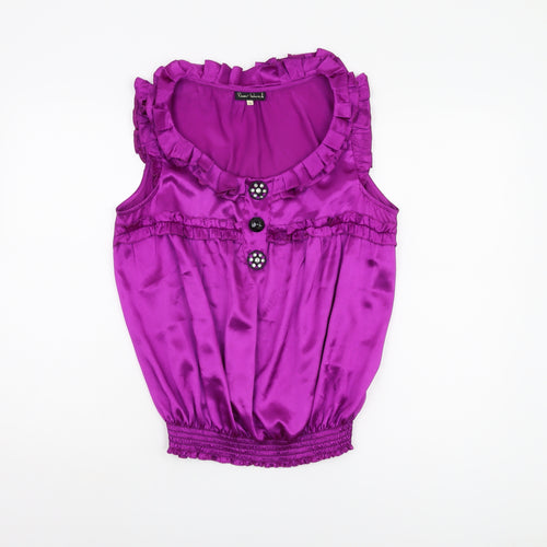 River Island Women's Purple Camisole Blouse Size 12
