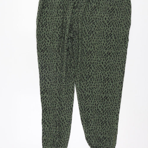Hush Women's Green Animal Print Joggers Size 16