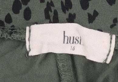 Hush Women's Green Animal Print Joggers Size 16