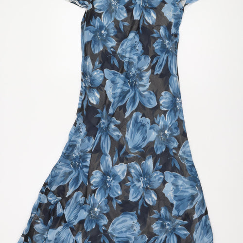 CASAMIA XCLUSIVE Women's Blue Floral Dress Size 12
