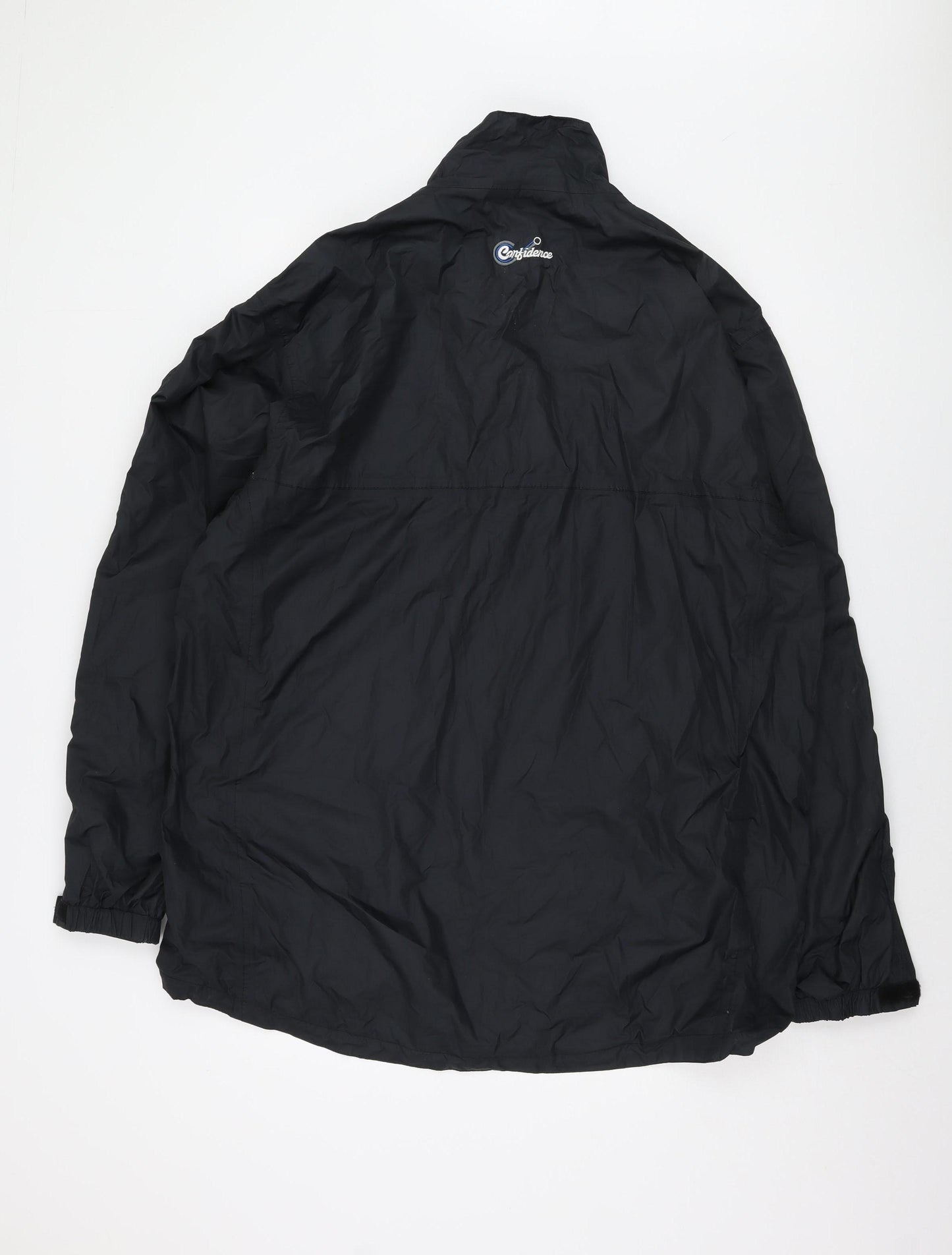 Confidence Men's Black 3XL Windbreaker Jacket