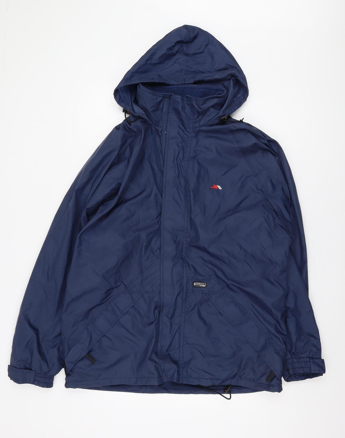 Trespass Men's Blue Large Rain Jacket - Golfwear Hooded