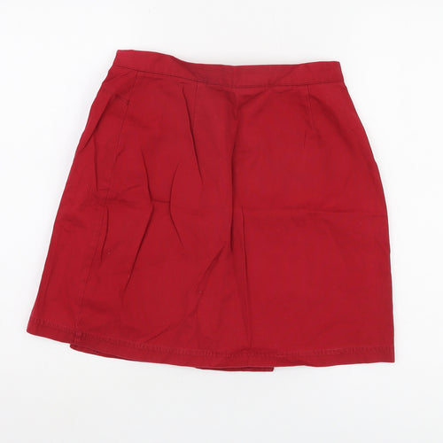 Next Ladieswear Red Cotton Skirt UK 10