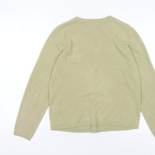 Marks and Spencer Women's Green Cardigan Size 10