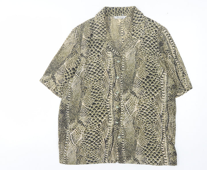 Berketex Women's Multicoloured Animal Print Shirt