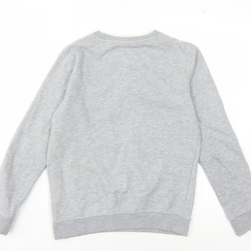 Ben Sherman Boys Grey Pullover Sweatshirt, Logo, 10-11 Years