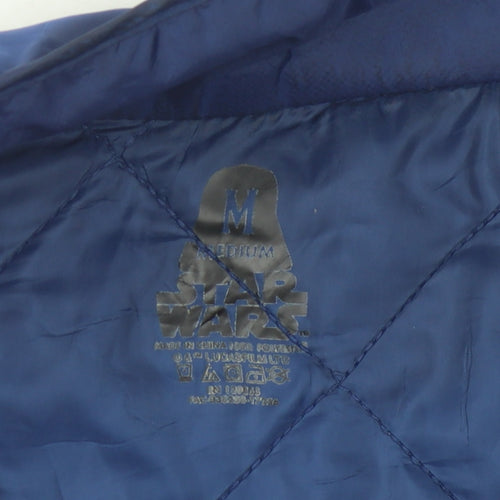 Star Wars Men's Blue Quilted Waistcoat M