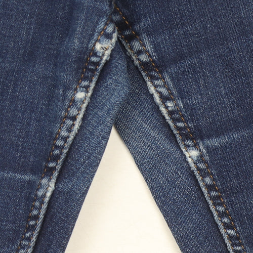 Marks and Spencer Women's Blue Relaxed Slim Jeans Size 12