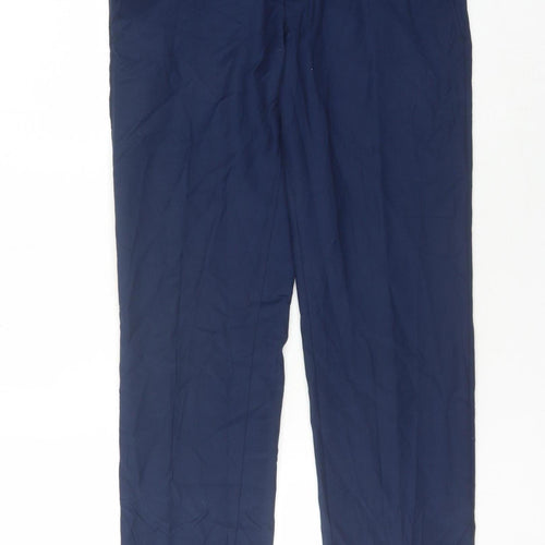 Men's Blue Dress Pants Size 30 Regular Fit