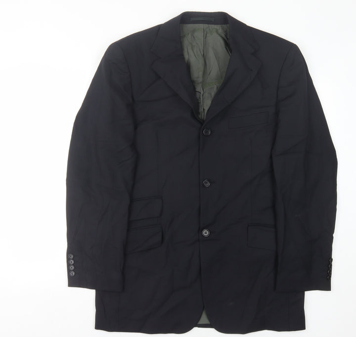 Hugo Boss Men's Black Blazer UK 38 Regular Fit