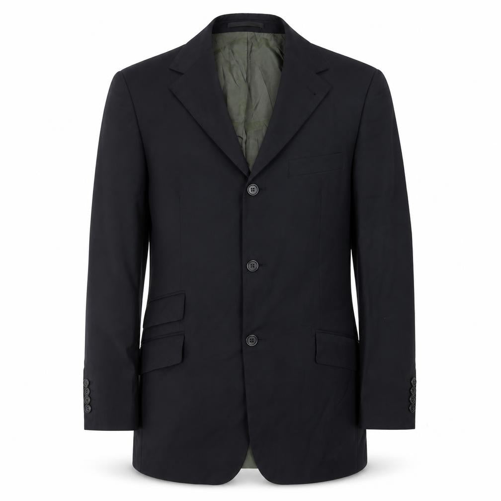 Front view of Hugo Boss Men's Black Blazer UK 38 Regular Fit