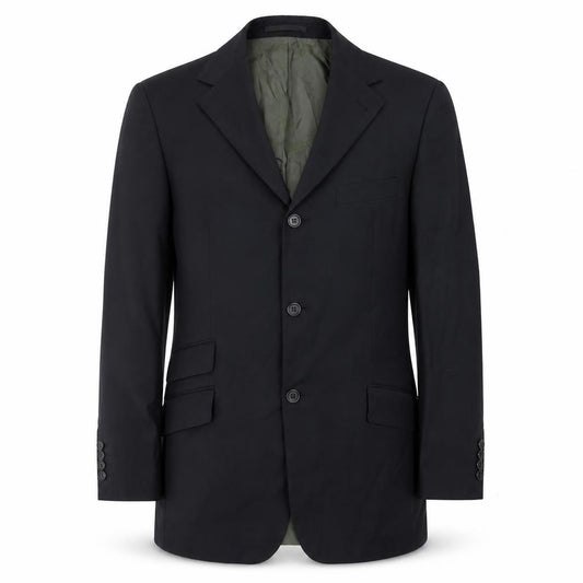 Front view of Hugo Boss Men's Black Blazer UK 38 Regular Fit