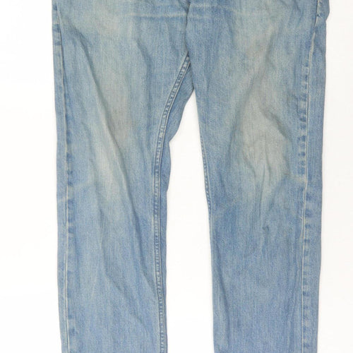 ASOS Men's Blue Straight Jeans, Size 32, Cotton