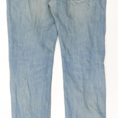 ASOS Men's Blue Straight Jeans, Size 32, Cotton