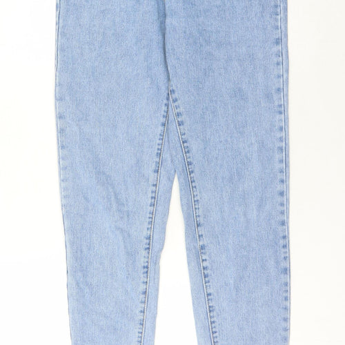 Missguided Women's Blue Light Wash Denim Jeans Size 8