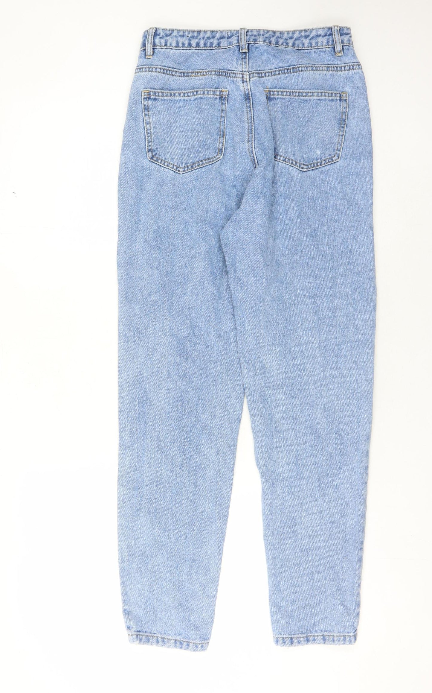 Missguided Women's Blue Light Wash Denim Jeans Size 8