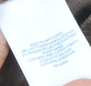Lands' End Women's Brown Corduroy Trousers Size 16