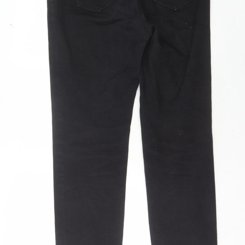 Marks and Spencer Women's Black Straight Jeans Size 14