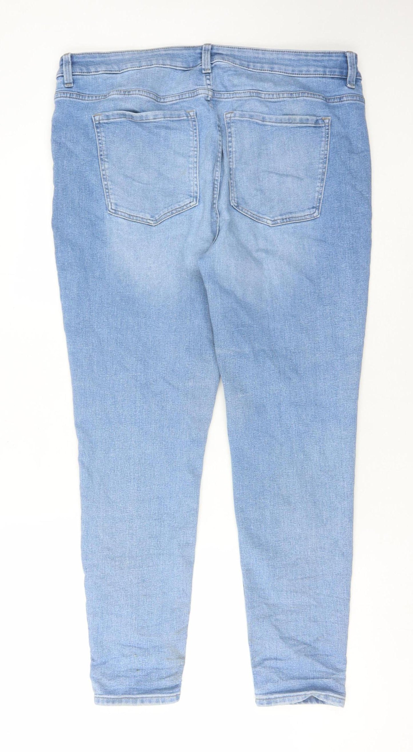 Marks and Spencer Women's Blue Skinny Jeans Size 18