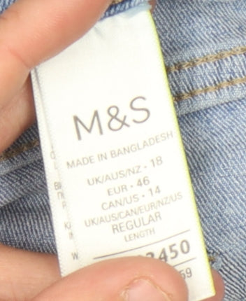Marks and Spencer Women's Blue Skinny Jeans Size 18