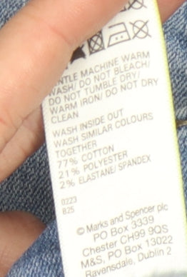Marks and Spencer Women's Blue Skinny Jeans Size 18