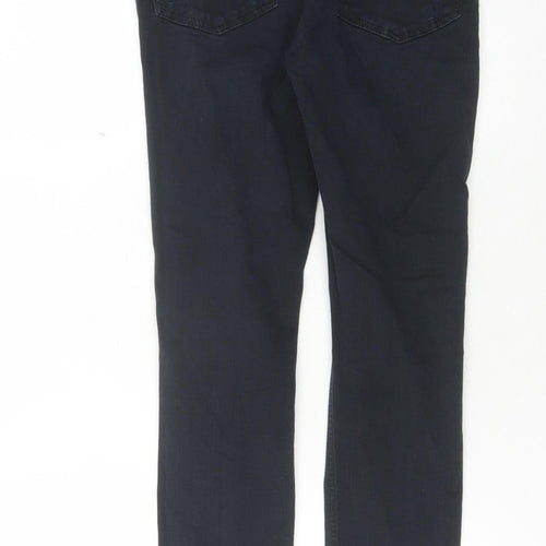 Topshop Women’s Black Skinny Distressed Jeans Size 10
