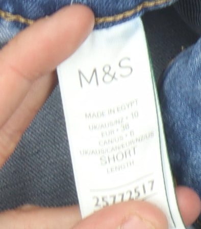 Marks and Spencer Women's Blue Cropped Jeans Size 10