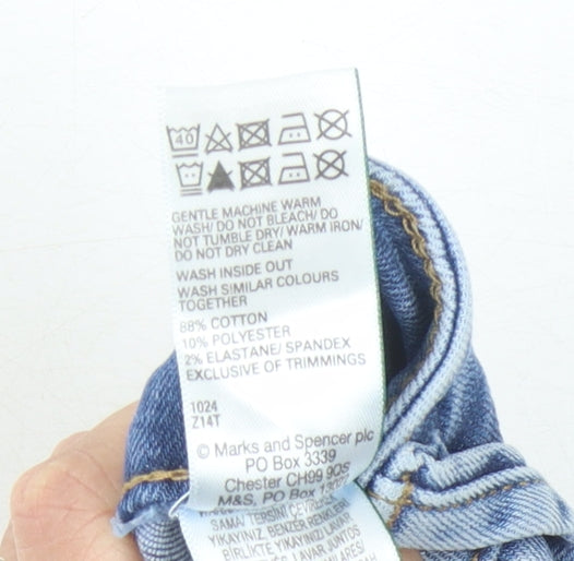 Marks and Spencer Women's Blue Cropped Jeans Size 10