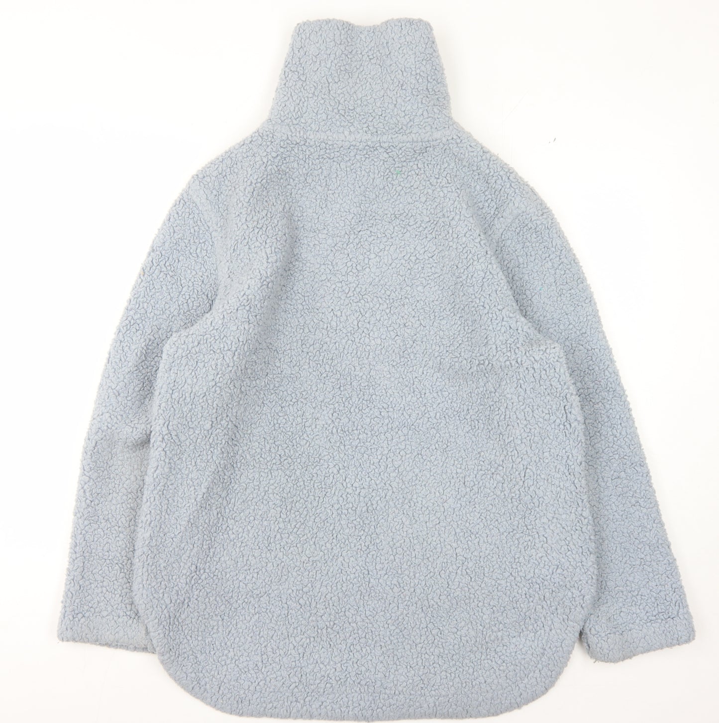 Ana Jakobs Women's Blue Fleece Sweatshirt, Size 10, Zip, Casual