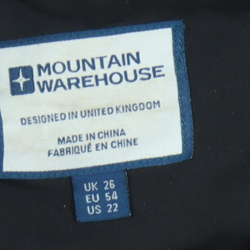 Mountain Warehouse Women's Black Parka Coat Size 26