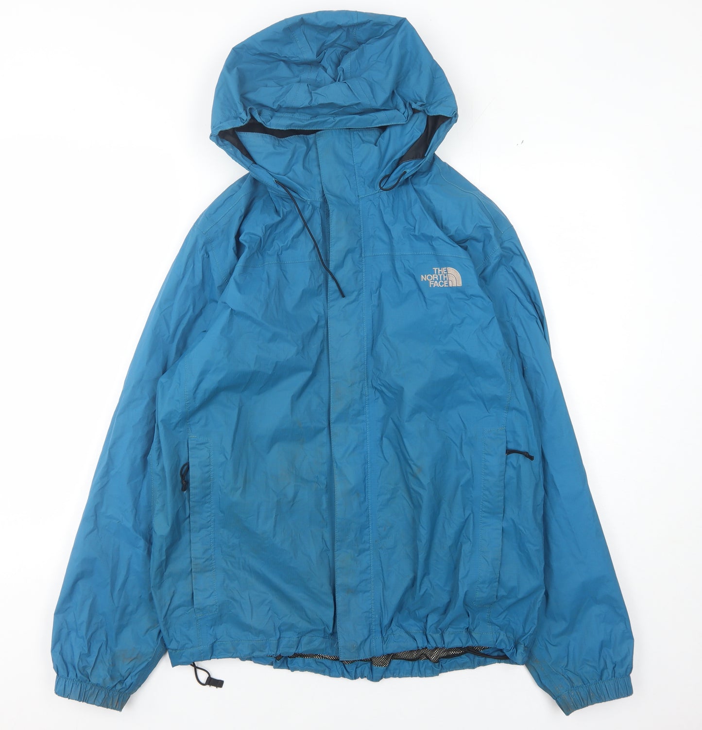 The North Face Men's Blue Hooded Jacket, M, Waterproof
