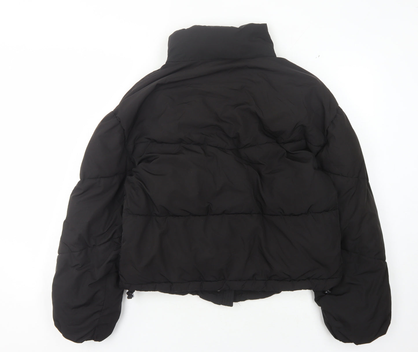 Pull & Bear Women's Black Puffer Jacket S