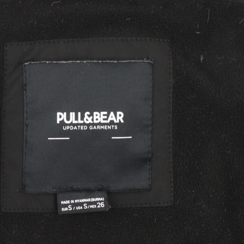 Pull & Bear Women's Black Puffer Jacket S