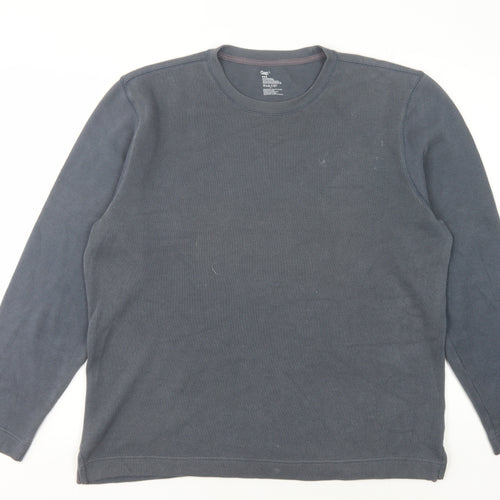 Gap Men's Grey Pullover Jumper Size L
