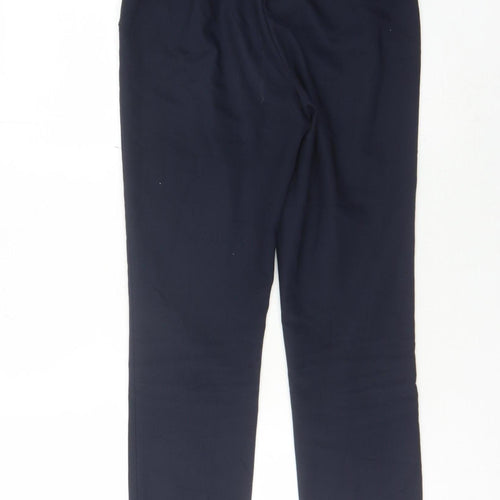Zara Women Blue Straight Trousers Size 8