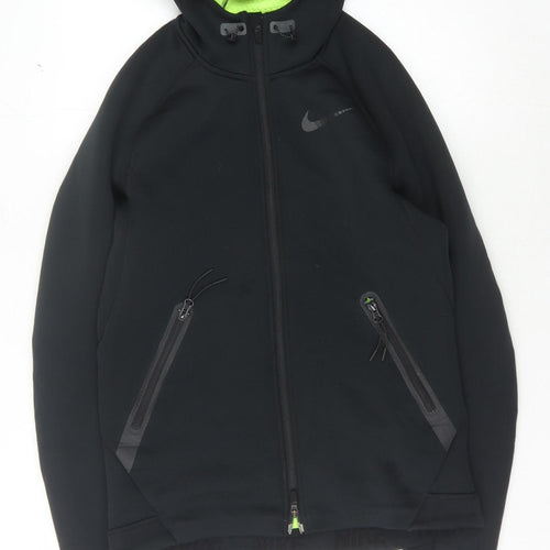 Nike Men's Black Full Zip Hoodie, S