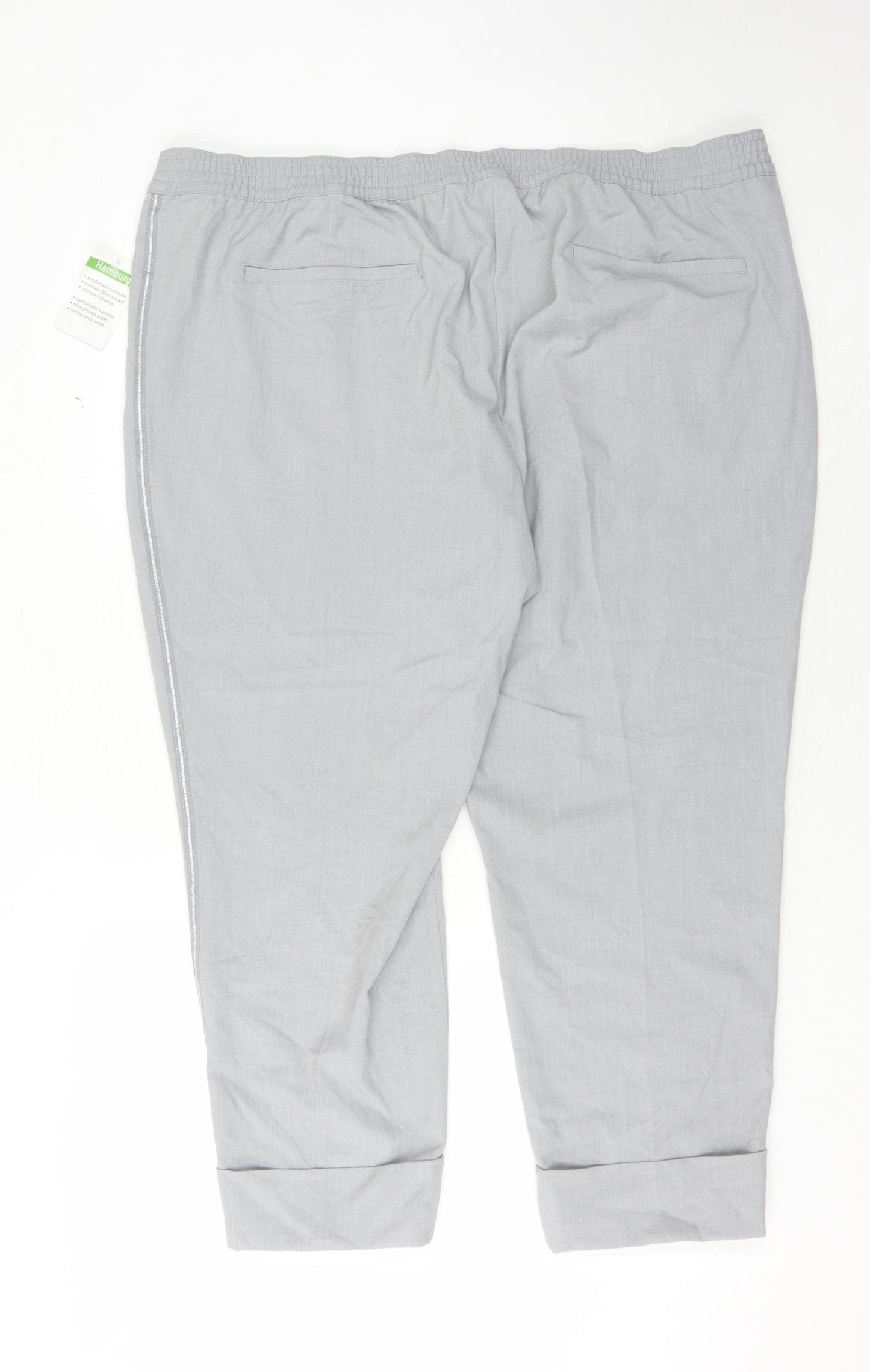 Hamburg Women's Grey Jogger Trousers 24 Plus