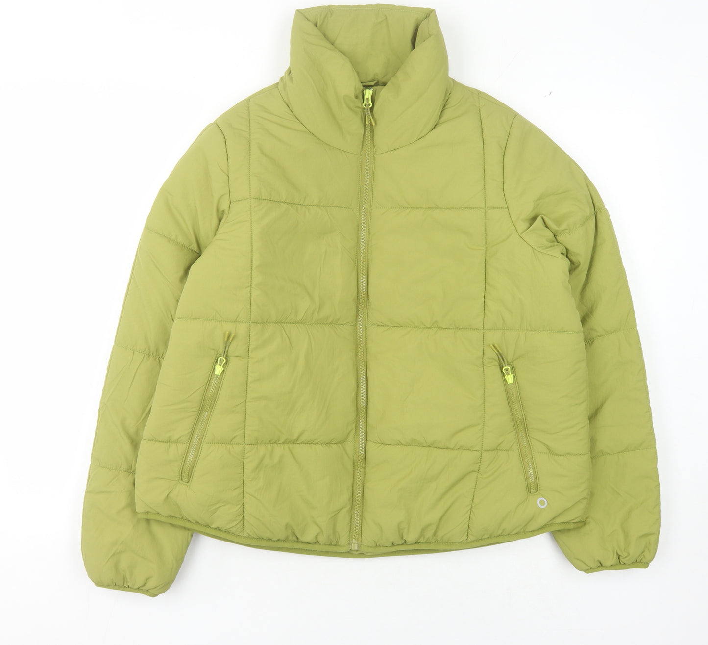 Marks and Spencer Women's Green Puffer Jacket Size 12