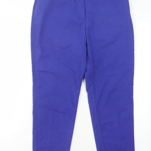 Marks and Spencer Women's Blue Ankle Trousers Size 10