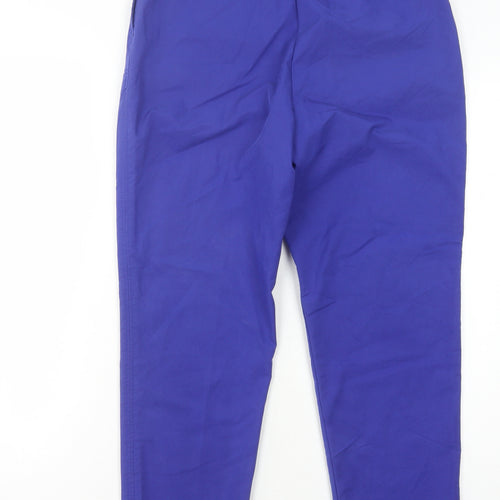 Marks and Spencer Women's Blue Ankle Trousers Size 10