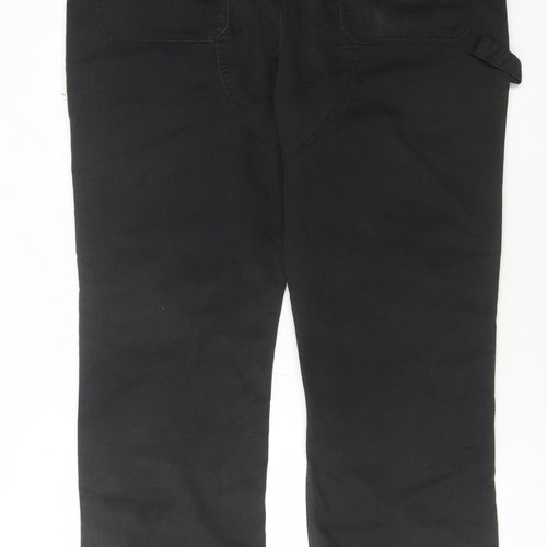 Site Men's Black Cargo Trousers, 40W, Workwear
