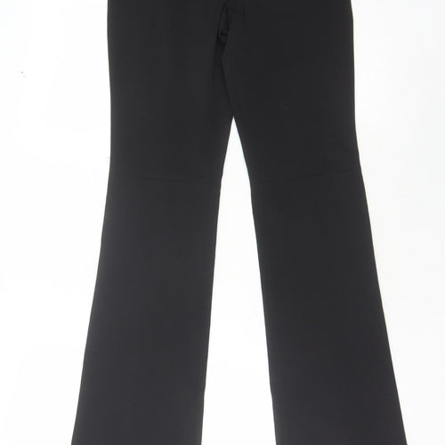 MNG Women's Black Flared Trousers UK 8