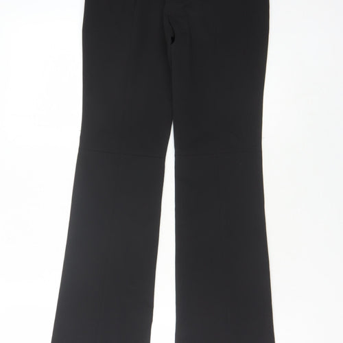 MNG Women's Black Flared Trousers UK 8