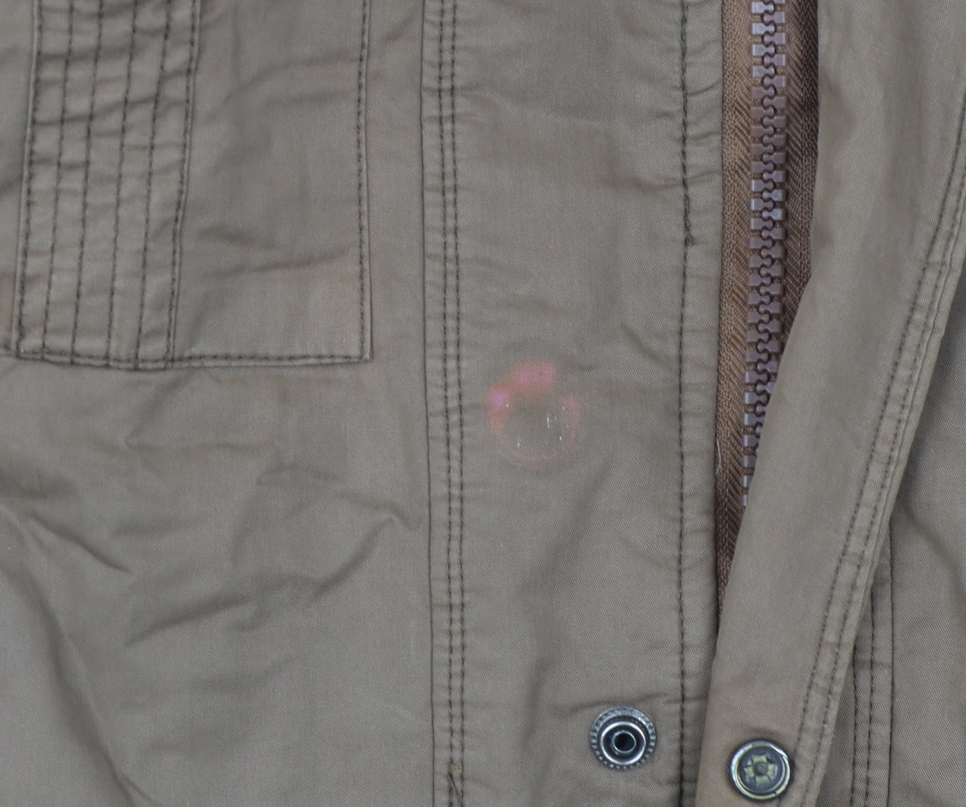 Confate Men's Brown Bomber Jacket L Casual