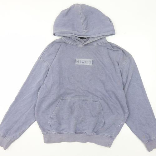 Nicce Unisex Adults Blue XS Pullover Hoodie