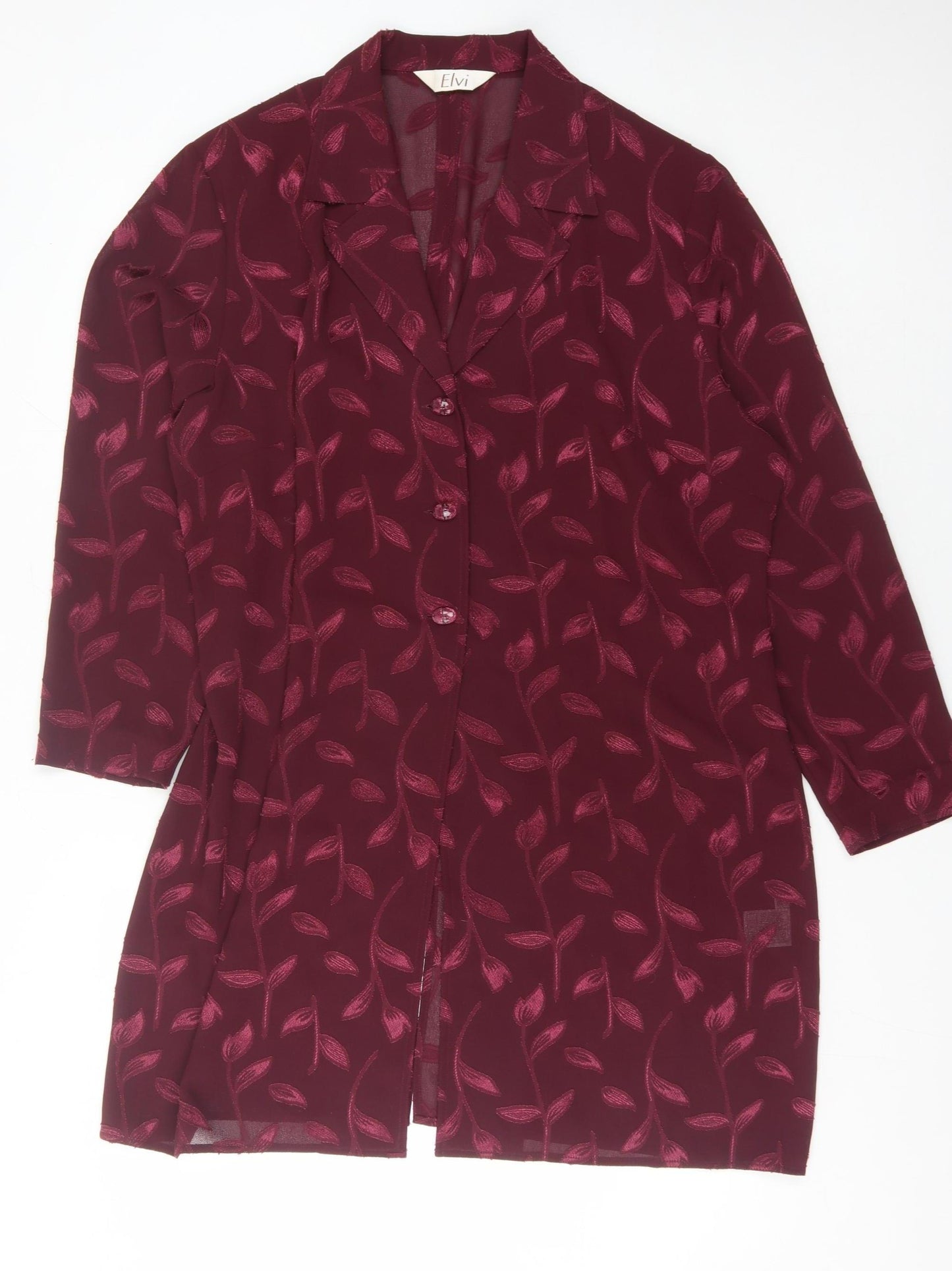 Elvi Women's Multicoloured Kimono Blouse Size 16