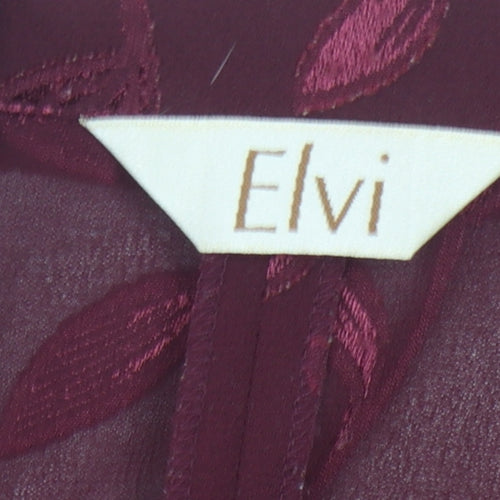 Elvi Women's Multicoloured Kimono Blouse Size 16