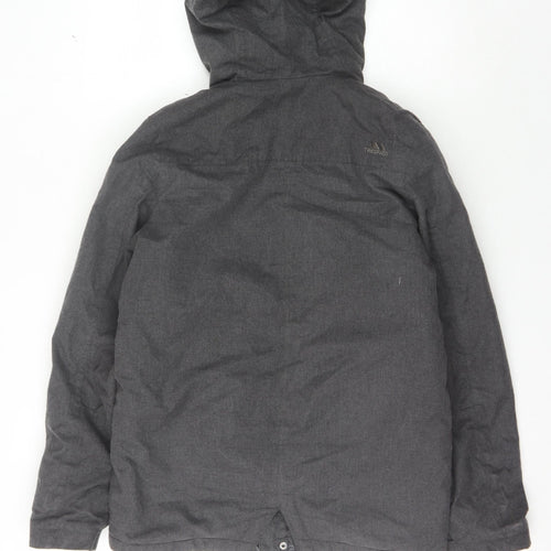 Trespass Men's Grey Parka Jacket 2XS Waterproof Winter