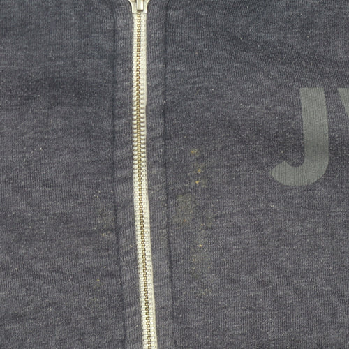 Jack Wills Men's Blue Full Zip Hoodie - L