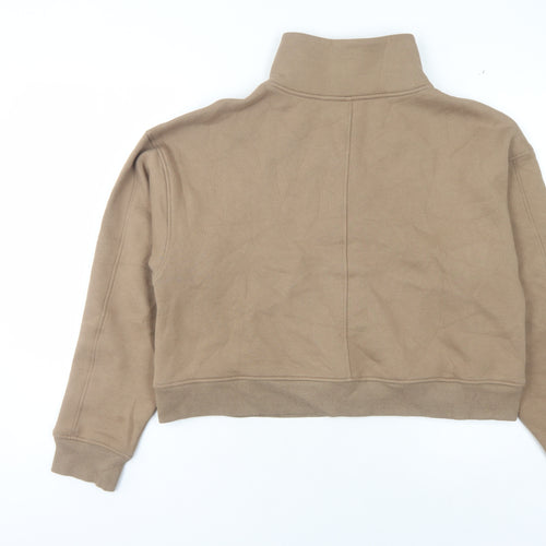 Lilybod Women's Brown Fleece Pullover Sweatshirt M